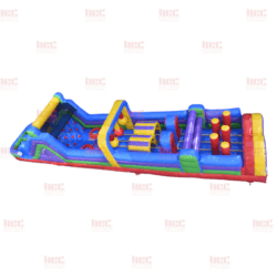 45 obstacle course standard 5 color wet dry Top e2d53797 2fb9 4107 1 45 Foot Obstacle Course Inflated Pool Wet/Dry