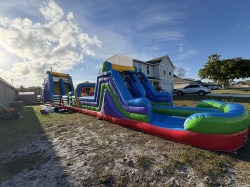 80 Foot Extreme Rock Climb Obstacle Course